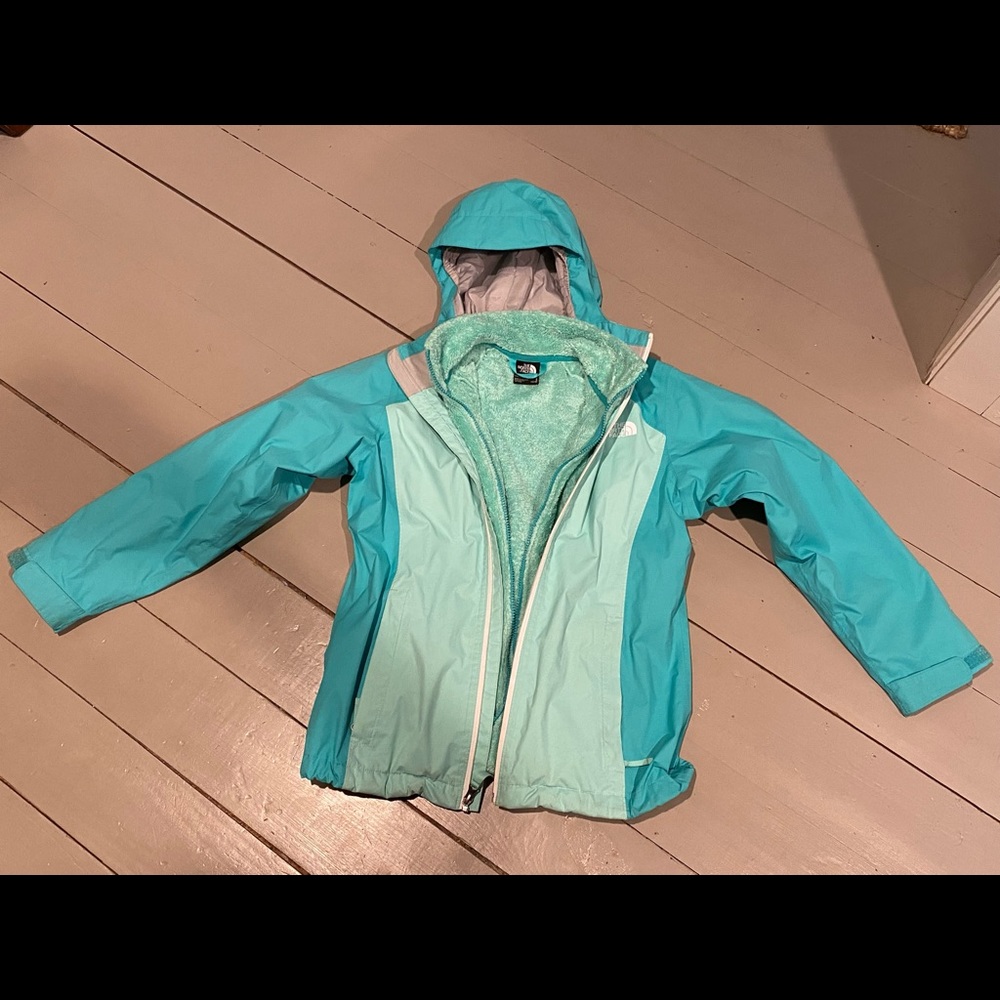 The North Face 3in1 girls winter jacket